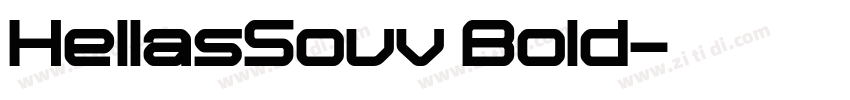 HellasSouv Bold字体转换